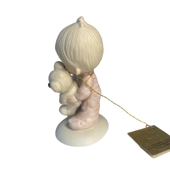 Precious Moments 1978 Jesus Loves Me Figurine By Jonathan & David - Picture 2 of 7